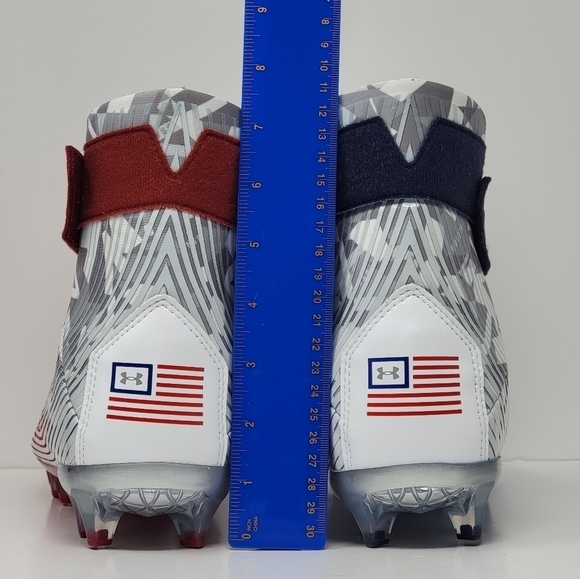 Under Armour Highlight MC LE USA Football Cleats 3026340-100 Men\'s Size 12.5 New main image 6